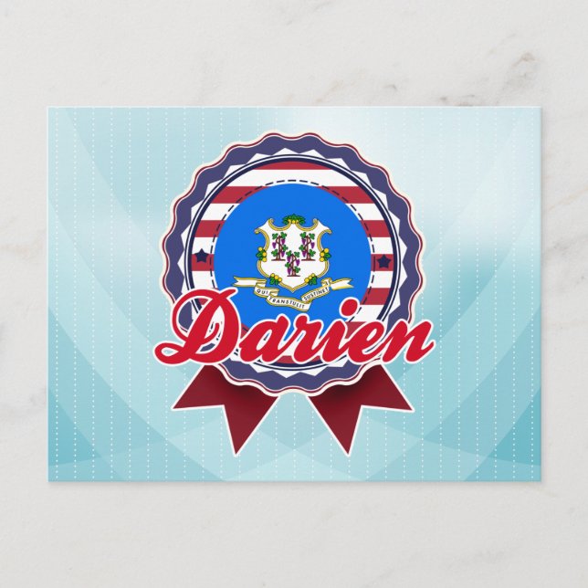 Darien, CT Vykort (Framsida)