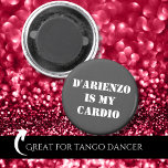 D'Arienzo är min kardio Tanguero Argentine Tango Magnet<br><div class="desc">Den här fantastisk Tango-magnet får alla att veta att du lever argentinsk tango. Det gör också perfektens födelsedag,  jul,  Alla hjärtans dag eller Fars dag-gåva till Tango Addict. Du kan köpa bulkvaror åt dina tango-vänner.</div>