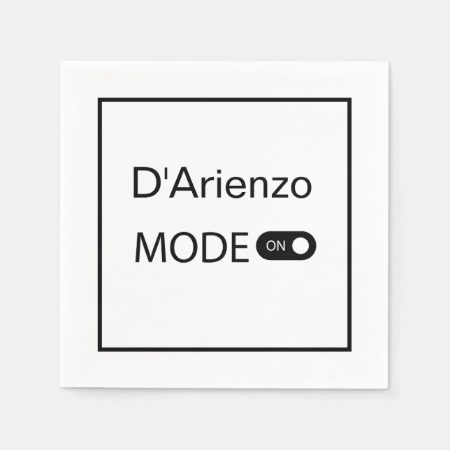 D'Arienzo mode rolig Tanguero Tango Dansare Milong Pappersservett (Framsidan)