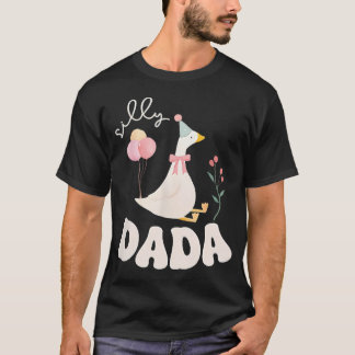 Dåriga Pappa Dåriga Gås Pappa Födelsedag Familj T Shirt
