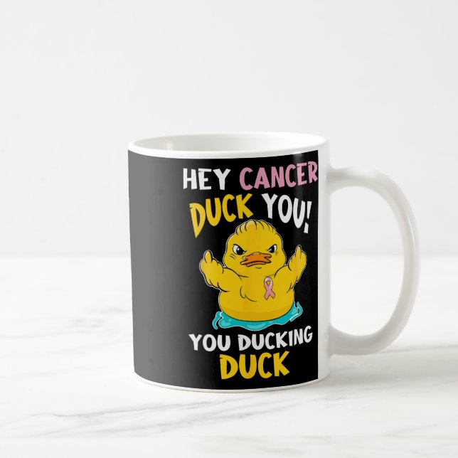 Daring Duckie - Breast Cancer Warrior Kaffemugg (Höger)