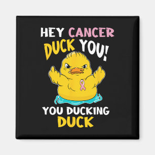 Daring Duckie - Breast Cancer Warrior Magnet