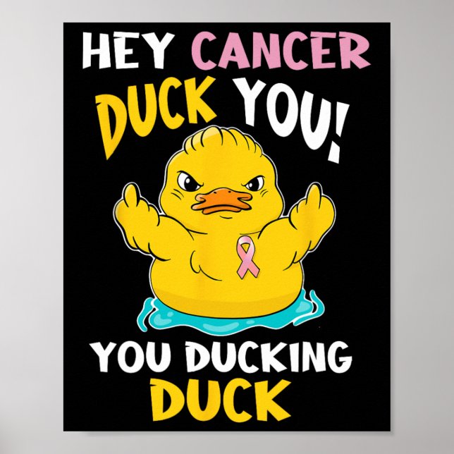 Daring Duckie - Breast Cancer Warrior Poster (Framsidan)