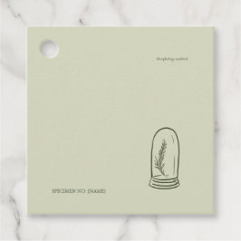 Dark Academia Botany Garden Reader Gift Gåvor Etiketter