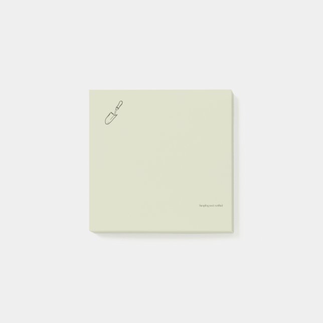 Dark Academia Botany Garden Reader Gift Post-it Block (Framsida)