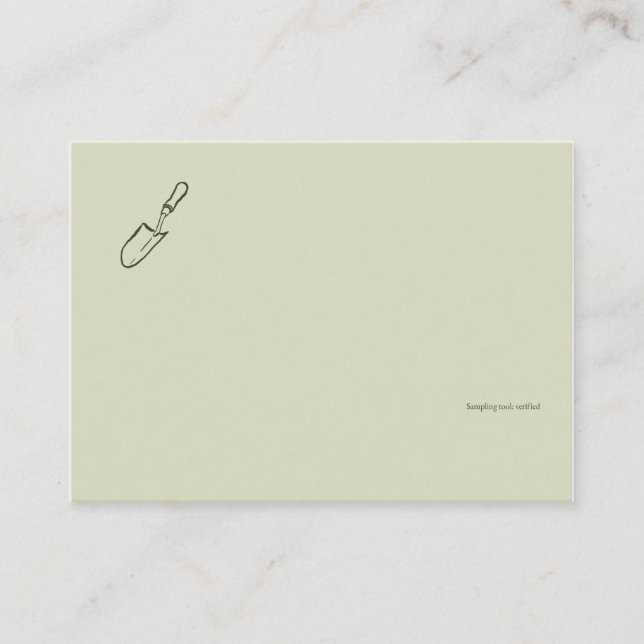 Dark Academia Botany Garden Reader Gift Tilläggskort (Framsida)