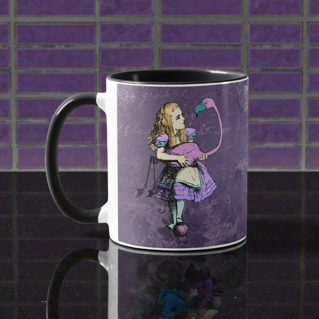 Dark Alice Rustic Deep Purple Mugg (Skapare uppladdad)
