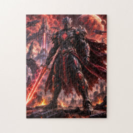 Dark Alien Warrior Puzzle Pussel