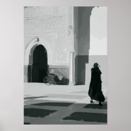 Dark Alley in Fez Poster