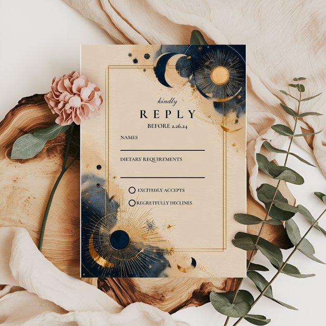 Dark Astrology Wedding OSA Kort (Skapare uppladdad)