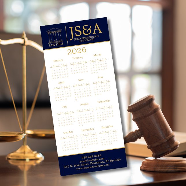 Dark Blue Gold Justice Columns Law Firm Logo 2026 (Skapare uppladdad)