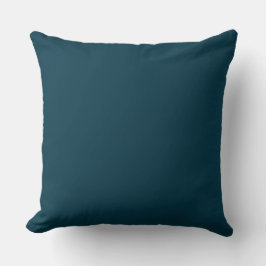 Dark Blue Solid Color, Cushion, Simple, Modern Kudde