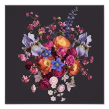 Dark Botanical Bloom