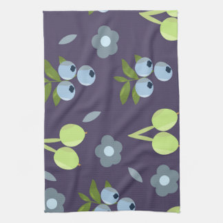 Dark Botanical Kitchen Towel Kökshandduk