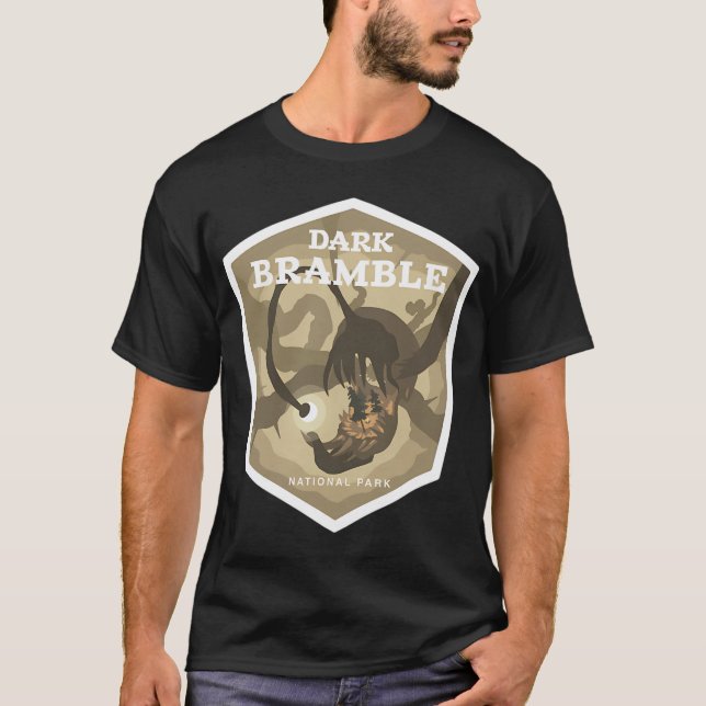 Dark Bramble nationalpark T Shirt (Framsida)