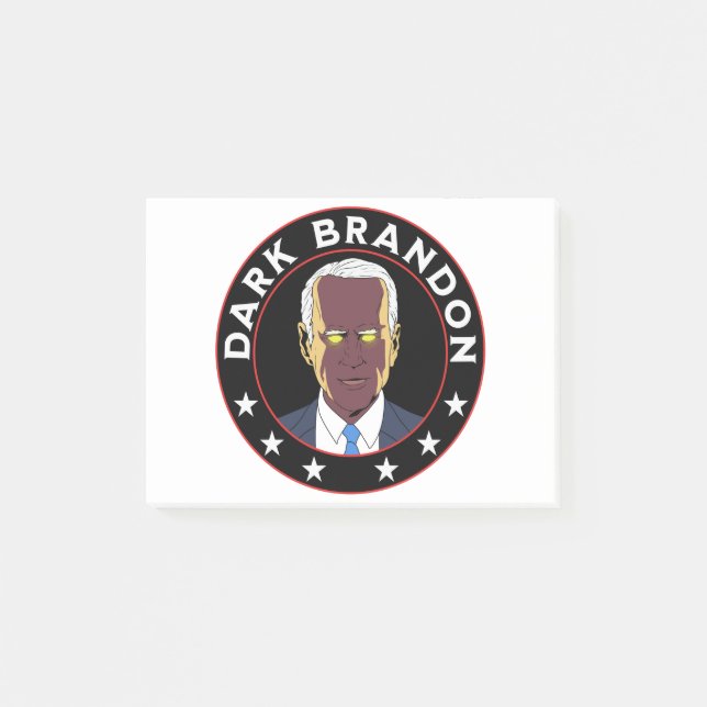 Dark Brandon Post-it Block (Framsida)