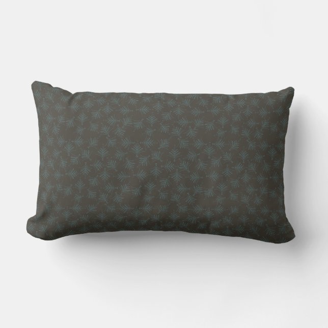 Dark brown decorative cushion lumbarkudde (Framsida)