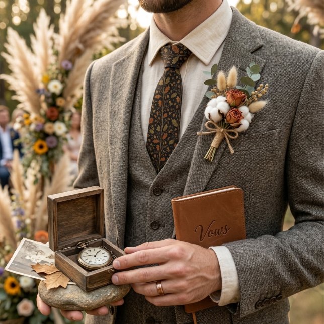 Dark Brown Oak Leaf Damask Slips (Skapare uppladdad)