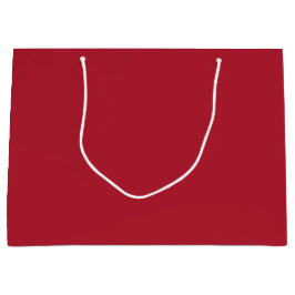 Dark Christmas Red Elegant Large Gift Bag