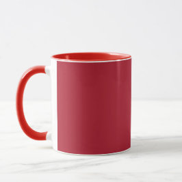 Dark Christmas Red Festive Holiday Combo Mug Mugg