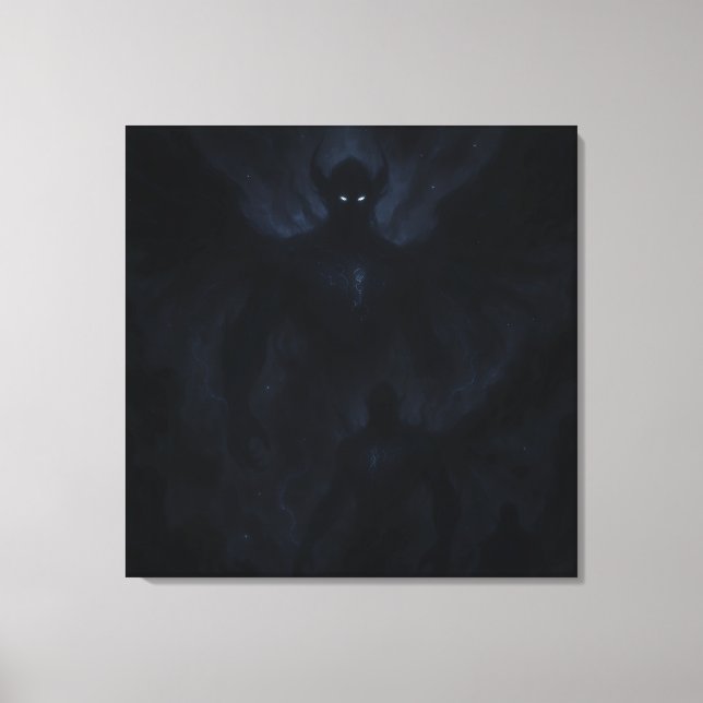 Dark Cosmic Energy Wall Art Canvastryck (Framsida)