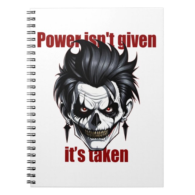 Dark Dominance Anteckningsbok (Framsidan)