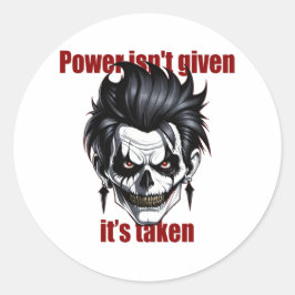 Dark Dominance Runt Klistermärke