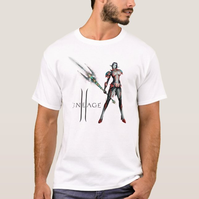 Dark elf Female Lineage 2 Tee (Framsida)