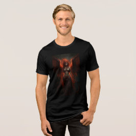 Dark Flame Angel Fantasy Art Print T Shirt
