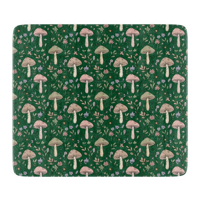 Dark Forest Emerald Fungi Luxury Jewel Tone Gift (Framsidan)