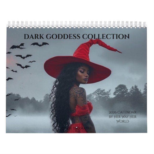 Dark Goddess Halloween-samling Kalender (Omslag)