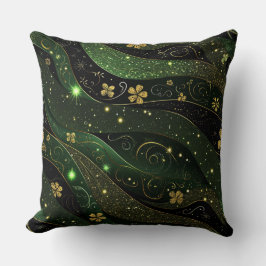 DARK GREEN & GOLD IRISH THEMED GLITTER LOOK  KUDDE