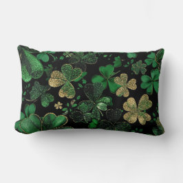 DARK GREEN & GOLD IRISH THEMED GLITTER LOOK  LUMBARKUDDE