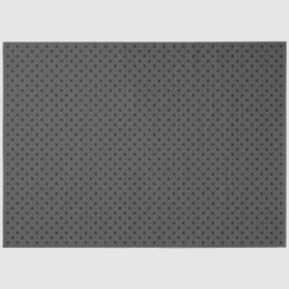 Dark Grey With Black Polka Dots