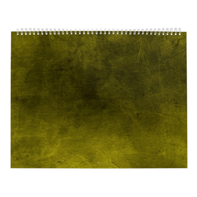 Dark Grunge - Yellow Kalender (Omslag)