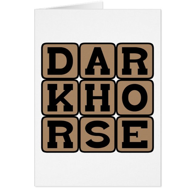 Dark Horse, Okänd Person Hälsningskort (Framsidan)