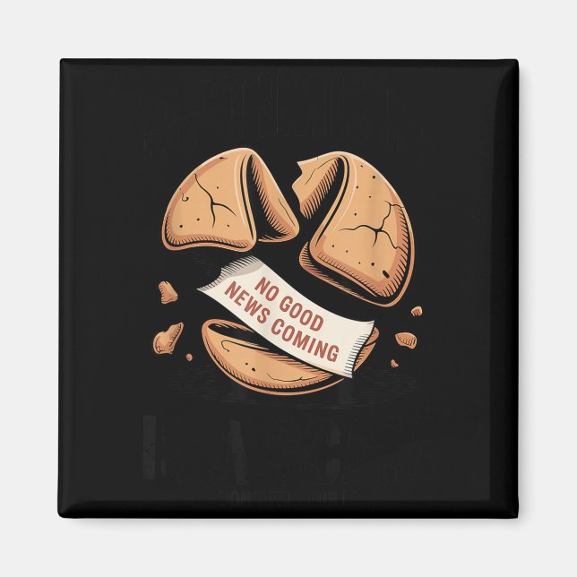 Dark Humor Cynical Sarcastic Emotional Honesty Pes Magnet (Framsidan)