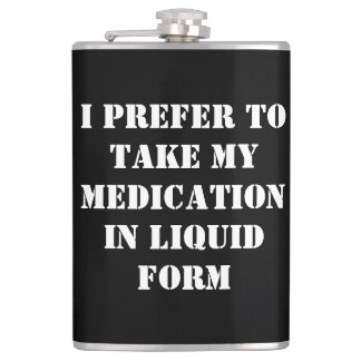 Dark Humor Flask by Skullnskin / J. H. Thornton Fickplunta