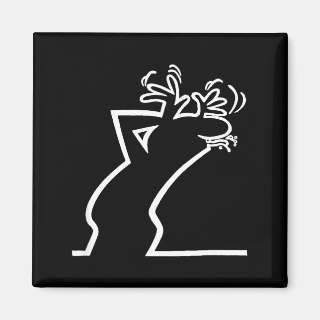 Dark Humor Sarcasm Funny Quote Witty Irony Office  Magnet (Framsidan)