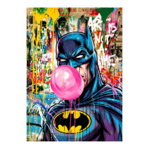 Dark Knight Bubblegum: Street Art & Superhelden –