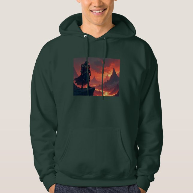 Dark Knight of Flame Hoodie (Framsida)