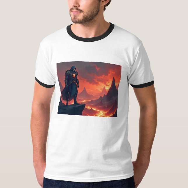 Dark Knight of Flame T Shirt (Framsida)