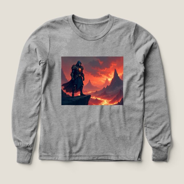 Dark Knight of Flame T Shirt (Design framsida)
