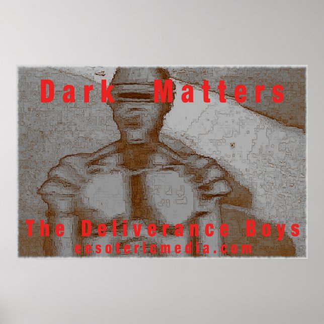 "Dark Matters" 36"x24" (90cm x 60cm) affisch (Framsidan)