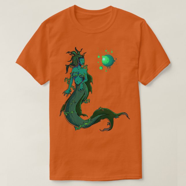 Dark Mermaid 1 T Shirt (Design framsida)
