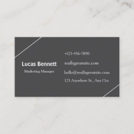 Dark Modern Business Cards Visitkort