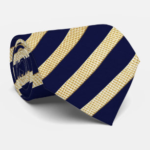 Dark Navy Blue & GoldTeture Slips