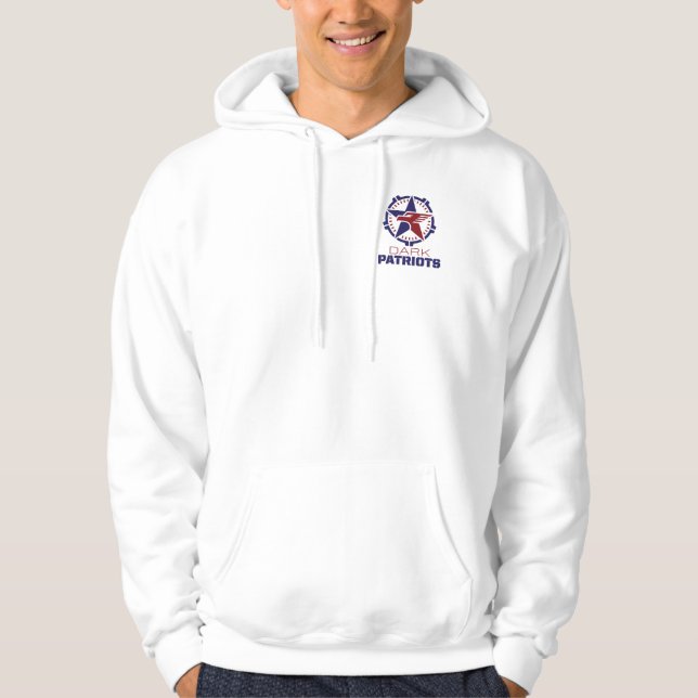 Dark Patriots Logotyp Hoodie Herr 3XL (Framsida)