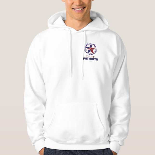 Dark Patriots Logotyp Hoodie Herrar XL (Framsida)