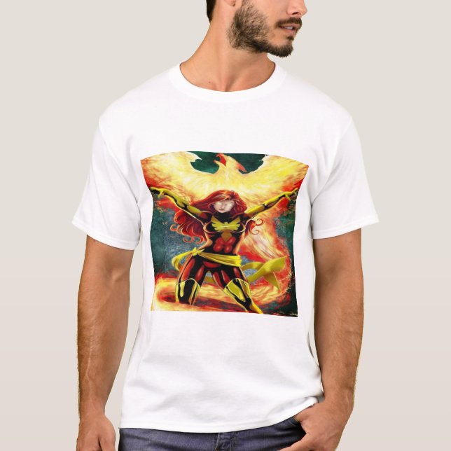 Dark Phoenix X-Men: Poder Desatado T Shirt (Framsida)